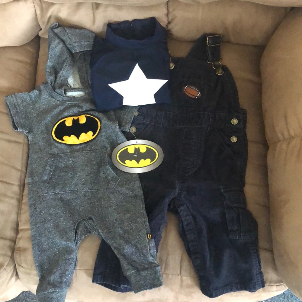 BNWT 3 piece Batman bundle for baby boy - Picture 1 of 15